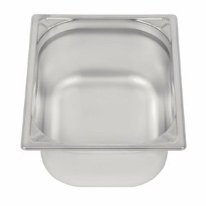 Vogue Heavy Duty Stainless Steel 1/2 Gastronorm Pan 150mm - DW440 - 3