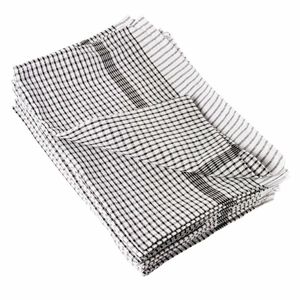 Vogue Wonderdry Tea Towels Black (Pack of 10) - CC597 - 1