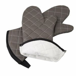 Vogue Flame Retardant Tan Oven Mitt 17 - CL583 - 3