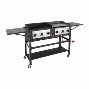 Buffalo 6 Burner Combi BBQ Grill and Griddle - CP240 - 1