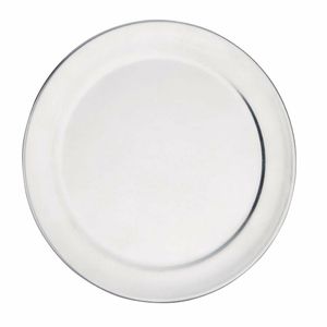 Vogue Aluminium Pizza Tray Wide Rim 10in - GE197 - 1