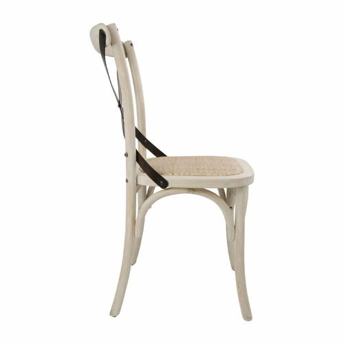 Bolero Bentwood Chairs with Metal Cross Backrest (Pack of 2) - DR306 - 5