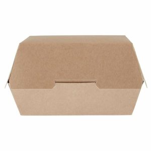 Colpac Compostable Kraft Burger Boxes Large 135mm (Pack of 250) - GE803 - 3