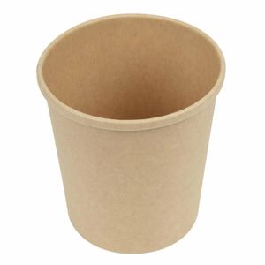 Colpac Recyclable Kraft Microwavable Soup Cups 450ml / 16oz (Pack of 500) - FA370 - 3
