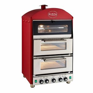 King Edward Pizza King Oven and Warmer PK2W Red - DW477 - 1