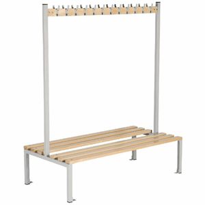Double Sided Coat Hanger Bench 1500mm - CF498 - 1