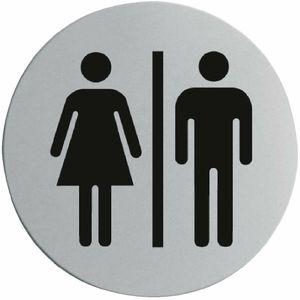 Stainless Steel Door Sign - Ladies & Gentlemen - U058 - 1