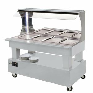 Roller Grill Salad Bar SBM40FW - DB690 - 1