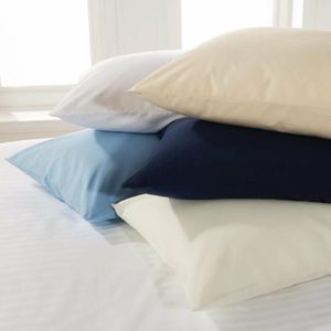 Mitre Essentials Temir Duvet Cover White Single Open - GU352 - 1