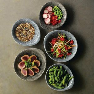 Churchill Raku Round Dish Quartz Black 160mm (Pack of 12) - DY942 - 4