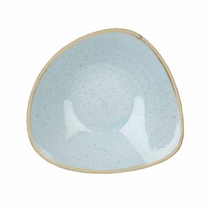 Churchill Stonecast Triangle Bowl Duck Egg Blue 200mm (Pack of 12) - DK508 - 1