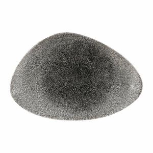 Churchill Studio Prints Raku Triangular Plates Quartz Black 300mm (Pack of 6) - DW415 - 1