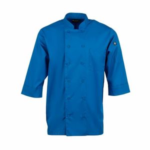 Chef Works Unisex Chefs Jacket Blue L - B178-L - 1