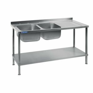 Holmes Fully Assembled Stainless Steel Sink Right Hand Drainer 1500mm - DR392 - 1