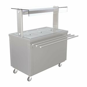 Parry Flexi-Serve Hot Cupboard with Heated Bain Marie 1160mm FS-HB3PACK - FD225 - 1