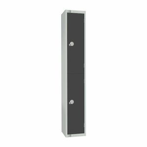 Elite Double Door Electronic Combination Locker Graphite Grey - GR692-EL - 1