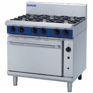 Blue Seal Natural Gas Convection Oven Range G56D-NAT - G028-N - 1