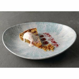 Churchill Stone Oval Coupe Plates Aquamarine 270 x 229mm (Pack of 12) - FA627 - 3