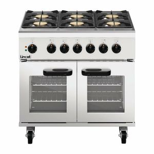 Lincat Phoenix Natural Gas Dual Fuel Oven Range 6 Burners PHDR01/N - DG285-N - 3