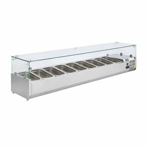 Polar G-Series Countertop Prep Fridge 9x 1/3GN - GD878 - 1