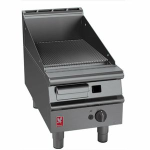 Falcon Dominator Plus 400mm Wide Ribbed Natural Gas Griddle G3441R - GP038-N - 1
