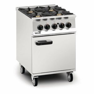 Lincat Opus 800 Propane Gas 4 Burner Range with Right Hand Door OG8001/P/RHD - DM501-P - 1