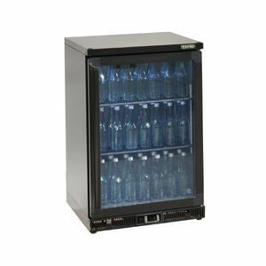 Gamko Bottle Cooler - Single Hinged Door 150 Ltr Black - CE550 - 1