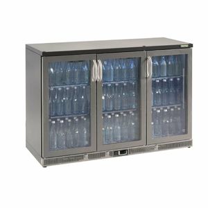 Gamko Bottle Cooler - Triple Hinged Door 315 Ltr Stainless Steel - CE561 - 1