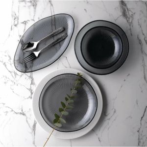 Churchill Bamboo Organic Glass Plate Dusk 225mm (Pack of 6) - FC206 - 3