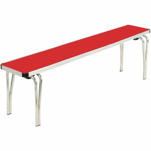 Gopak Contour Stacking Bench Red 5ft - DM699 - 1