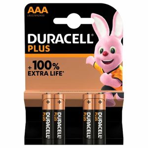 DuracellPlus AAA Batteries (Pack of 4) - 1