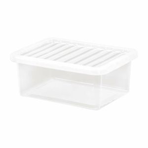 Wham Crystal Storage Box & Lid 17Ltr - 1
