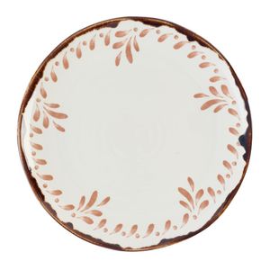 Dudson Harvest Mediterranean Terracotta Organic Coupe Plate 275mm (Pack of 12) - DX874 - 1