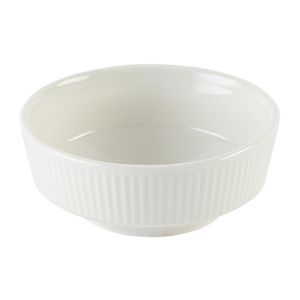 Churchill Nourish White Kochi Shallow Bowl 50 x 115mm (Pack of 12) - DX858 - 1