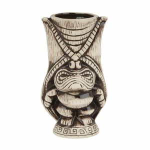 Beaumont Ceramic Kane Tiki Mug Coffee Brown 400ml - CZ419 - 1
