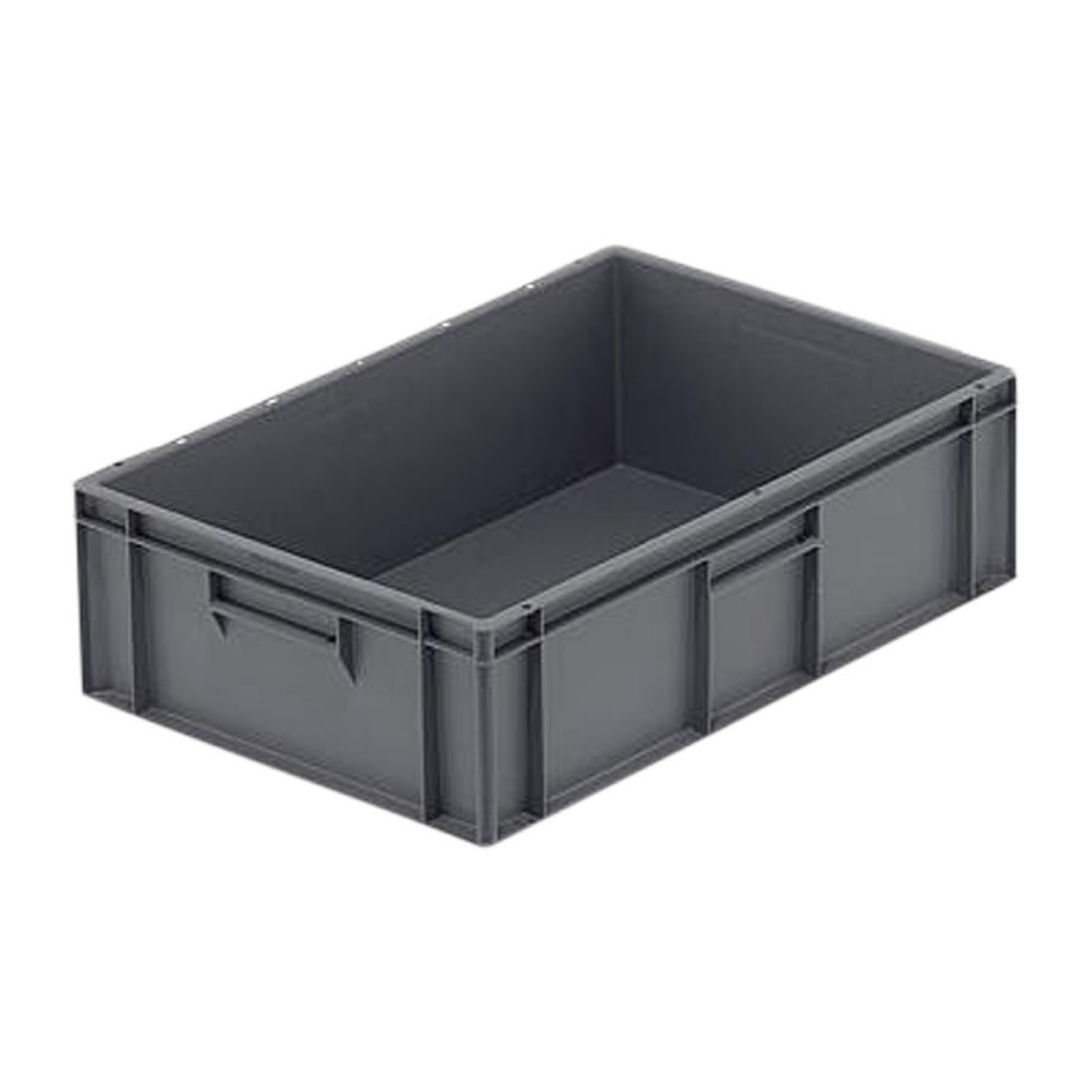 Grey Solid Stacking Container Large 600x400x175mm - FU498 | Go for ...