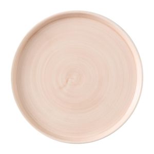 Churchill Stonecast Canvas Coral Walled Plates 255mm (Pack of 6) - HX080 - 1