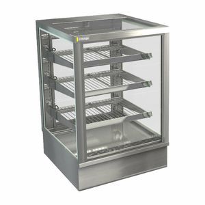 Cossiga Tower STG Heated Drop-in Display w/Solid Front Glass & Rear Sliding Doors 600mm - HT575 - 1