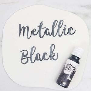 PME Edible Paint 20g - Metallic Black - HU242 - 3