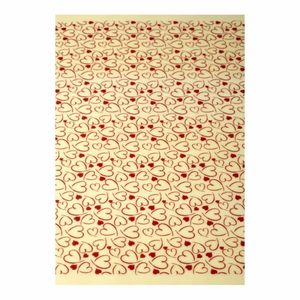 Pavoni Red Heart Transfer Sheets 340x265mm (Pack of 30) - KA322 - 1