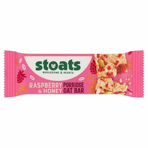 Stoats Raspberry & Honey Oat Bars 42g (Pack of 24) - HS855 - 1