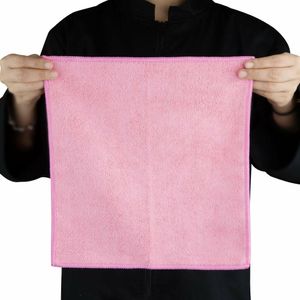 Jantex Microfibre Cloths Pink (Pack of 5) - HX271 - 3