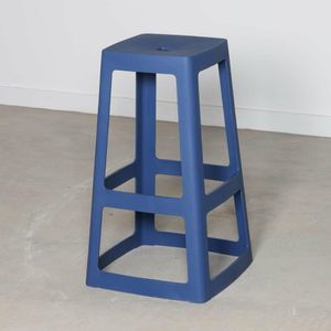 Origin Base High Stool Violet Blue 450x450x750mm (Pack of 2) - HX790 - 3