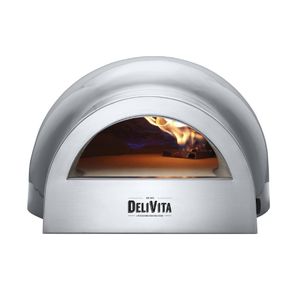 Delivita Dual Fuel Gas Pizza Oven Hale Grey - HZ246 - 3