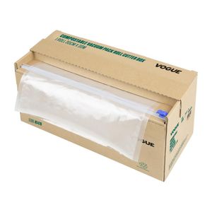 Vogue Compostable Vacuum Pack Roll Cutter Box 30cm x 30m - AT478 - 1