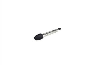 St/St Locking Tongs with Silicone Tip 23cm/ 9" - 1