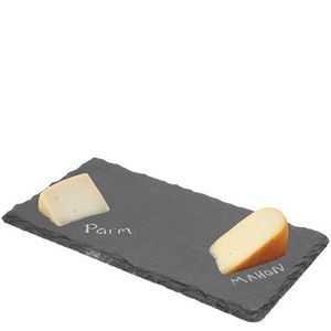 Custom Branded Natural Edge Slate Platter (30x20cm) - 1