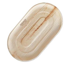 Custom Branded Large Palm Leaf Serving Platter - 1