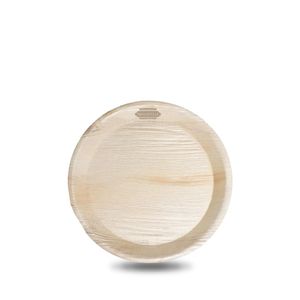 Custom Branded Round Palm Leaf Plate (18cm) - 1