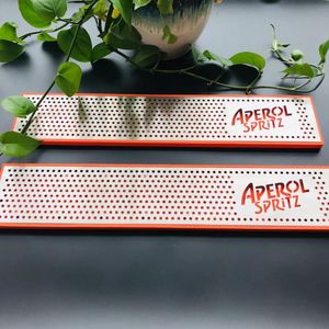 Custom Branded PVC Stainless Steel Bar Drip Mat - 3